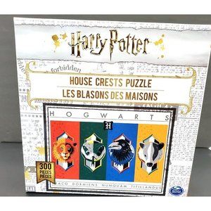 Harry Potter Hogwarts HOUSE CRESTS JIGSAW PUZZLE 300 pieces Spin Master SEALED